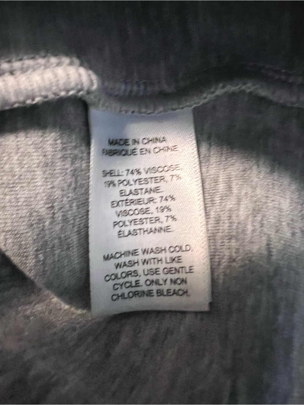 Le Bop Heather Gray Caroline Short Sleeve Heavyweight Oversized Comfy Shirt Sz M - Picture 7 of 8